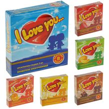 Набор презервативов "I love you"