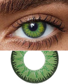 Зеленые контактные линзы "LAREEN"