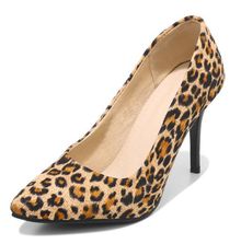 Леопардовые туфли-лодочки