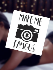 Временное тату "Make Me Famous"