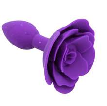 Анальная пробка "Фиолетовая роза"
