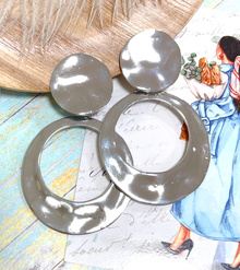 Клипсы "Valerie" (серебро) 