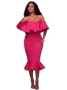 Розовое платье футляр "Кармела"