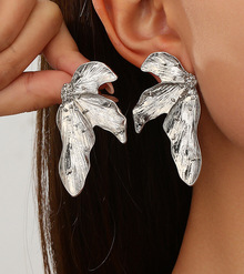 Серьги "Серебряный лепесток"