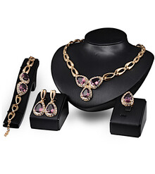 Набор украшений "Черный ирис"