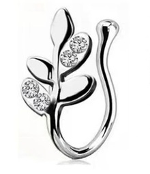 Клипса-пирсинг для носа (лепесток)