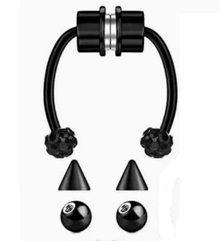 Магнитная клипса-пирсинг для носа